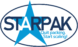 StarPak pack and ship service logo from Star MailHub and More