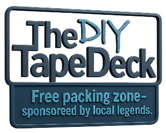 The DIY Tape Deck logo for Star MailHub’s free self-service packing station in Roanoke, VA.