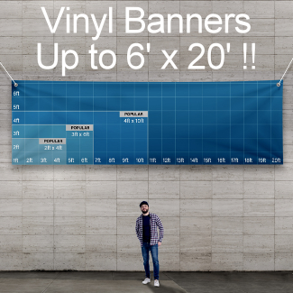 Banners- Up to 6 x 20