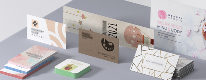 Business card printing and design services at Star MailHub and More in Roanoke VA