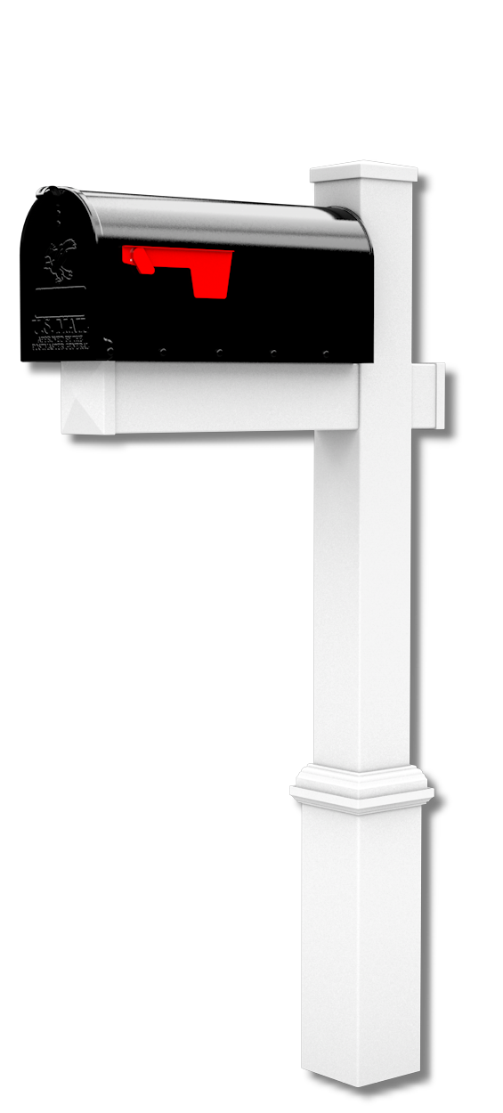 Custom vinyl mailbox and address system.